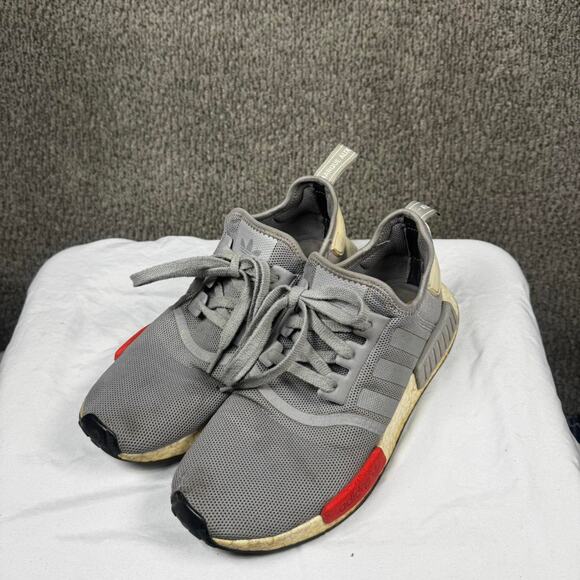Mens Grey and white adidas NMD Size: 10.5 - Picture 1 of 6